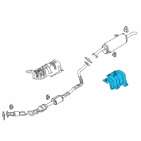 OEM 2012 Kia Rio Panel-Heat Protector Diagram - 287951W000