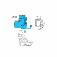 OEM 2003 Cadillac CTS Valve Kit, Electronic Traction Control Brake Pressure Mod Diagram - 18046087