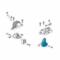 OEM 2018 Buick Regal Sportback Front Transmission Mount Diagram - 22985097