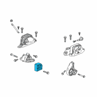 OEM 2018 Buick Regal TourX Rear Transmission Mount Diagram - 84283189