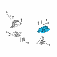 OEM 2018 Buick Regal Sportback Side Transmission Mount Diagram - 84080177