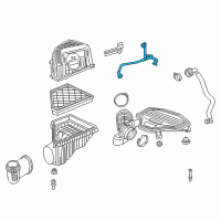 OEM 2022 Chevrolet Blazer PCV Hose Diagram - 12649933