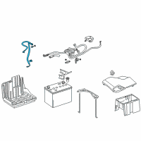 OEM 2011 Acura RL Cable Assembly, Ground Diagram - 32600-SJA-A01