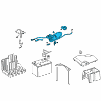 OEM 2011 Acura RL Cable Assembly, Starter Diagram - 32410-SJA-A04