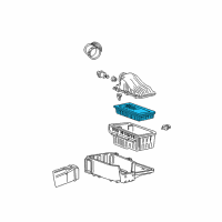 OEM 1999 Ford F-250 Super Duty Element Diagram - 2U2Z-9601-AA