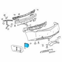 OEM 2012 Cadillac CTS Sensor Diagram - 22817915