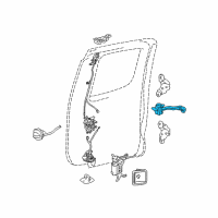 OEM 2022 Toyota Tacoma Check Arm Diagram - 68640-04022