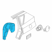 OEM 2014 Jeep Compass Shield-Splash Diagram - 5303949AC