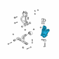 OEM 2015 Cadillac ELR Knuckle Diagram - 13409307