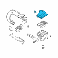 OEM Ford Fusion Upper Cover Diagram - ES7Z-9661-A