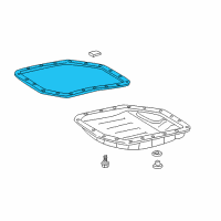 OEM 2005 Toyota Echo Pan Gasket Diagram - 35168-52020