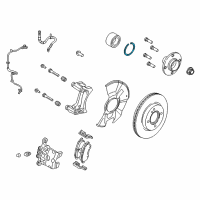 OEM 2018 Ford EcoSport Wheel Bearing Lock Ring Diagram - BE8Z-7059-A