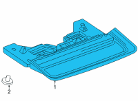 OEM Cadillac High Mount Lamp Diagram - 84691029