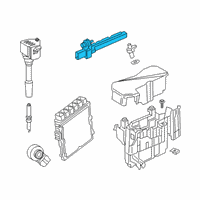 OEM 2021 Toyota GR Supra Crankshaft Sensor Diagram - 90118-WA390