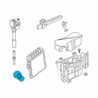 OEM Toyota GR Supra Knock Sensor Diagram - 89615-WAA01