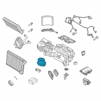 OEM 2014 BMW ActiveHybrid 3 Blower Unit Diagram - 64-11-9-350-395