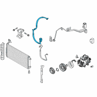 OEM 2007 Kia Rondo Suction Hose Diagram - 977631D300