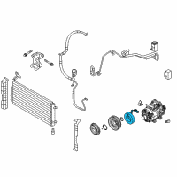 OEM Kia Spectra Coil-Field Diagram - 976411G000