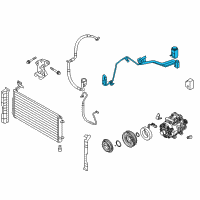 OEM 2008 Kia Rondo Suction & Liquid Tube Assembly Diagram - 977751D100