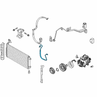 OEM Kia Rondo Discharge Hose Diagram - 977621D310