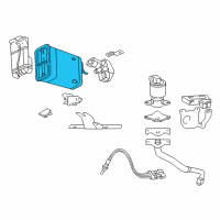 OEM Oldsmobile Cutlass Vapor Canister Diagram - 22730180