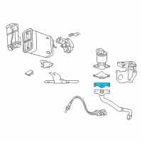 OEM Buick Gasket, EGR Valve Pipe Diagram - 10241048