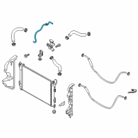 OEM 2019 Kia Soul Hose-Oil Cooling Diagram - 25451B2000