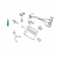 OEM 2016 Chrysler 300 SPARK PLU Diagram - SP149125AF