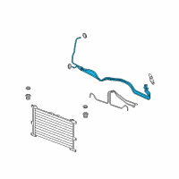 OEM Cadillac STS Hose Asm-Trans Fluid Cooler Diagram - 25770415