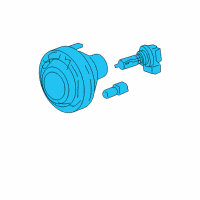 OEM Pontiac Fog Lamp Assembly Diagram - 15162675