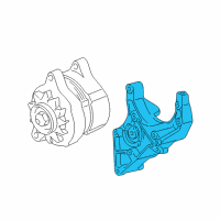 OEM 2003 Dodge Ram 3500 Bracket-TENSIONER Diagram - 53041112AB