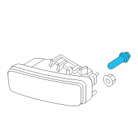 OEM Chevrolet Aveo Fog Lamp Bulb Diagram - 13590792