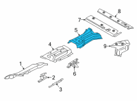 OEM BMW X5 FUEL TANK HEAT INSULATION Diagram - 51-48-8-078-068