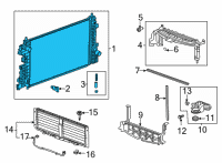 OEM 2020 Buick Encore GX Radiator Diagram - 42771761