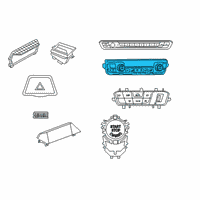 OEM 2021 Toyota GR Supra Dash Control Unit Diagram - 55900-WAA01