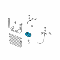 OEM Chevrolet Equinox Compressor Diagram - 19130252