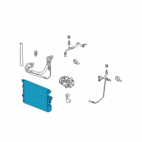 OEM 2008 Chevrolet Equinox Condenser Diagram - 19256972