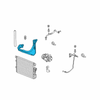 OEM 2008 Pontiac Torrent Hose Asm-A/C Compressor Diagram - 15927302