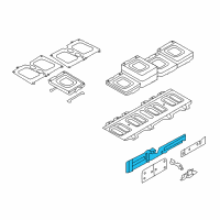 OEM 2011 Nissan Leaf Module - BUSS Bar, RH Diagram - 295L4-3NA0A