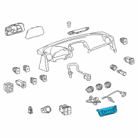 OEM 2018 Toyota RAV4 Temperature Control Diagram - 55900-0R110