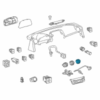 OEM 2016 Toyota RAV4 Dash Control Unit Diagram - 55903-42080