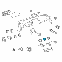 OEM 2019 Toyota Corolla Dash Control Unit Diagram - 55902-0R041