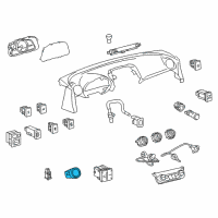 OEM 2013 Toyota RAV4 Power Switch Diagram - 89611-0R020