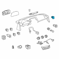 OEM 2015 Toyota Sienna Lock Switch Diagram - 84962-0R021