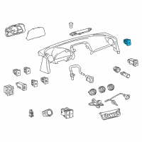 OEM 2017 Toyota Sienna Lock Switch Diagram - 84962-0R021