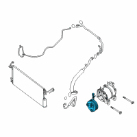 OEM 2007 Nissan Pathfinder Clutch-Assembly Diagram - 92660-ZL90A