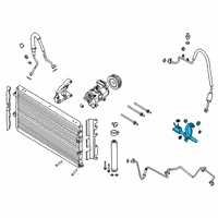 OEM 2019 Ford Mustang AC Tube Diagram - JR3Z-19A834-E