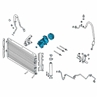 OEM 2019 Ford Mustang Compressor Diagram - GR3Z-19703-C