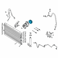 OEM Ford Mustang Clutch & Pulley Diagram - FR3Z-19D786-FA