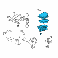 OEM Buick LaCrosse Air Cleaner Body Diagram - 23451063